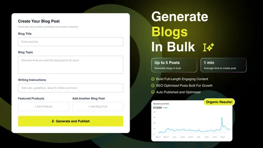 BoosterPack AI Auto Blogger screenshot