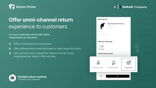 Return Prime by GoKwik screenshot