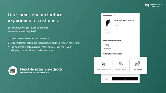Return Prime: Return → Revenue screenshot