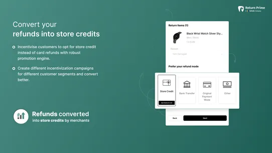 Return Prime: Return → Revenue screenshot
