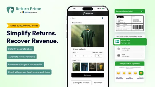 Return Prime:Return &amp; Exchange screenshot