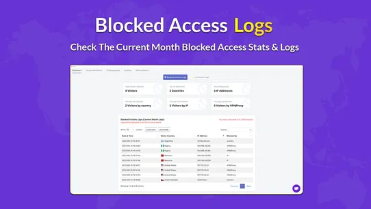 Securify ‑ Block IP &amp; Country screenshot