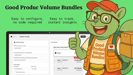 Good Product Volume Bundles screenshot