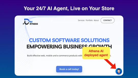 Athena AI: ChatGPT FAQs Agent screenshot
