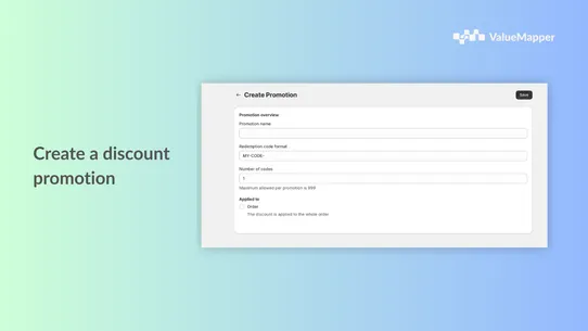 ValueMapper Bulk Discounts screenshot