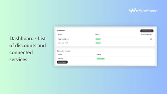 ValueMapper Bulk Discounts screenshot