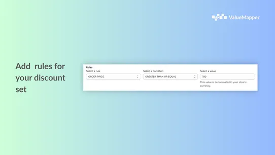 ValueMapper Bulk Discounts screenshot