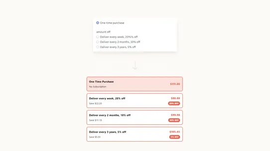 Subscriptions Styles screenshot