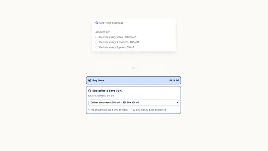 Subscriptions Styles screenshot