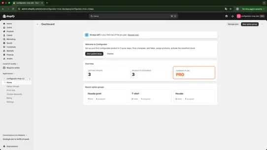 Tailor screenshot