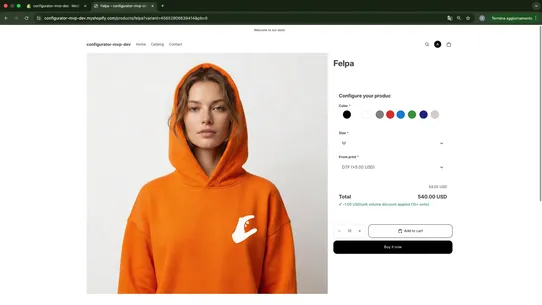 Tailor screenshot