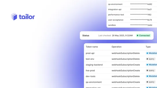 Tailor screenshot