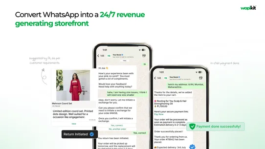 Wapikit ‑ Sell on WhatsApp screenshot