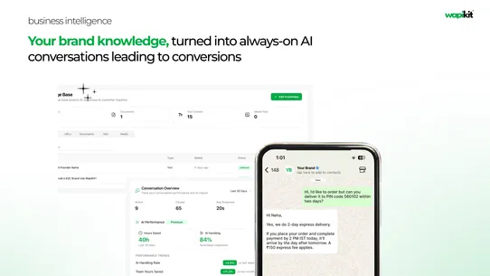 Wapikit ‑ Sell on WhatsApp screenshot