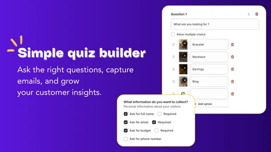 Brandye Quiz AI Recommendation screenshot