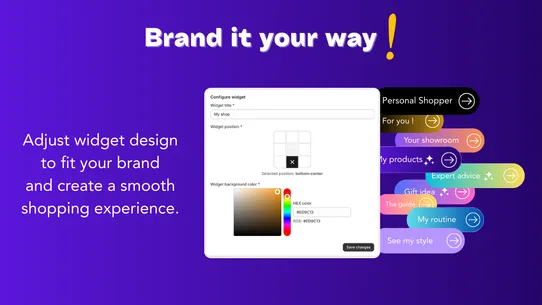 Brandye Quiz AI Recommendation screenshot
