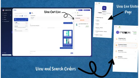 Tawkster Live Chat screenshot