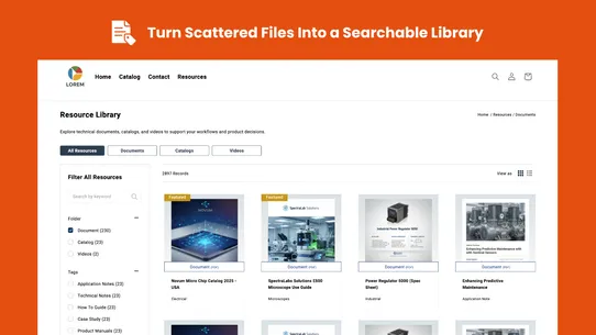 ResourceHub screenshot