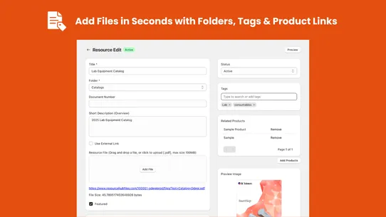 ResourceHub screenshot
