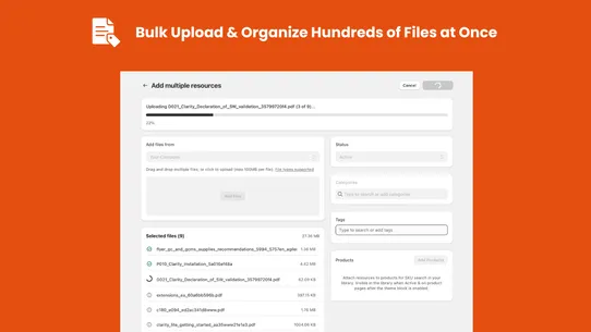 ResourceHub Document Library screenshot