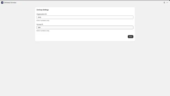 zenloop surveys screenshot