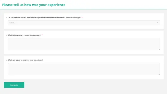 zenloop surveys screenshot