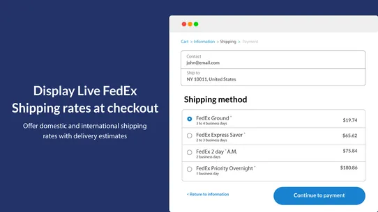 PH Ship Rate &amp; Track for FedEx screenshot