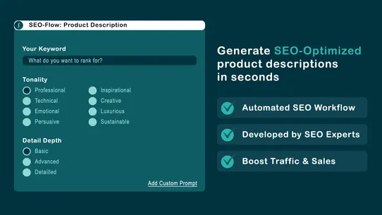 Scripely: SEO Content Flows screenshot