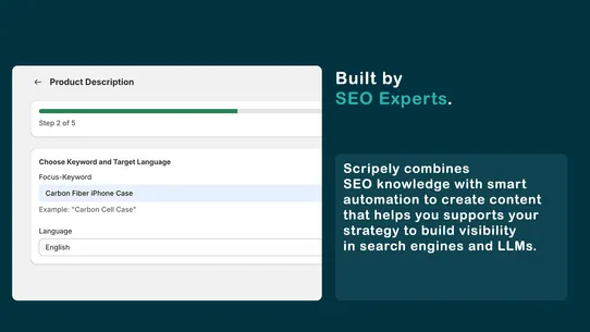 Scripely: SEO Content Flows screenshot