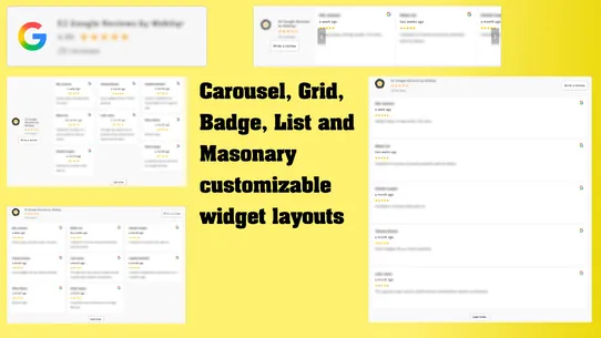 EZ Google Reviews by WebSqr screenshot