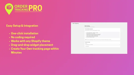 Order Tracking Page Pro screenshot