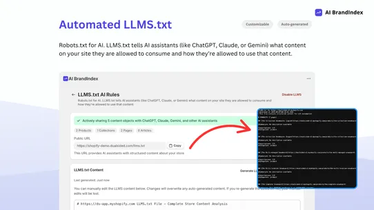 AI BrandIndex screenshot