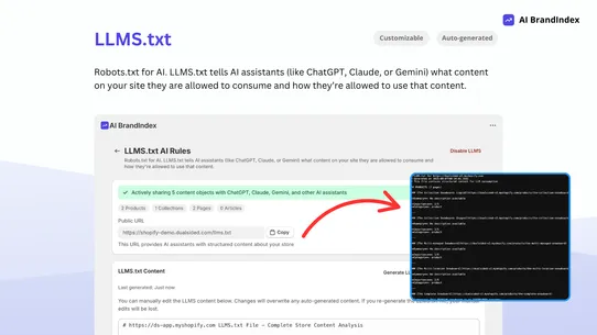 AI BrandIndex screenshot