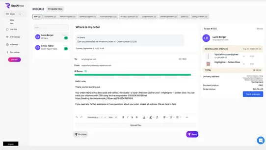 ReplAInow – AI Support screenshot