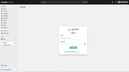 Synode screenshot