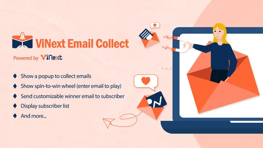 ViNext Email Collect screenshot