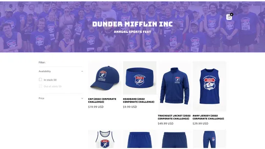 Team Stores screenshot