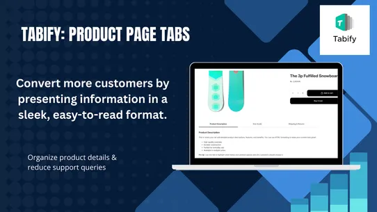 Tabify: Product Page Tabs screenshot