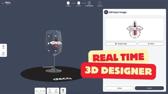 Decq Creativ 3D Customizer screenshot