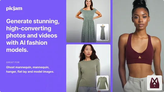 Picjam: AI Fashion Models screenshot