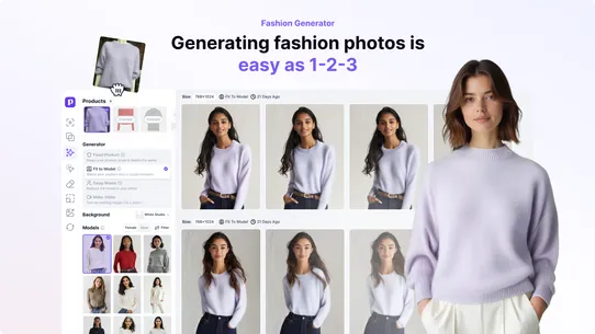 Picjam: AI Fashion Models screenshot