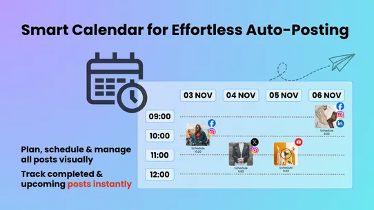 SchedulSmart – AI Auto Post screenshot