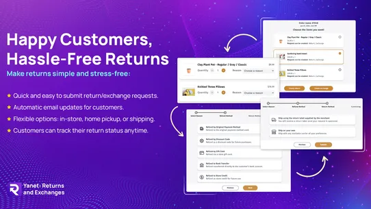 Yanet: Returns and Exchanges screenshot