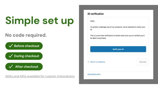 Real ID ‑ ID verification screenshot