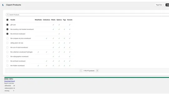 SWC ‑ Product Save &amp; Sync screenshot