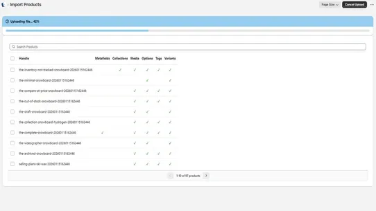 SWC ‑ Product Save &amp; Sync screenshot