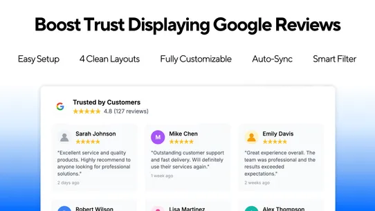 Google Reviews Display by TR screenshot