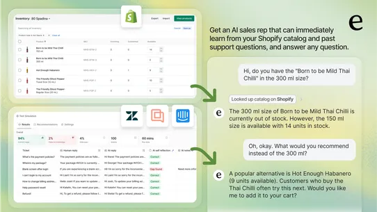 eesel: AI Chatbot &amp; Live Chat screenshot