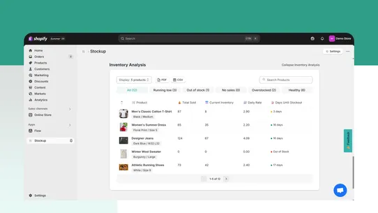 Stockup ‑ Inventory Insights screenshot