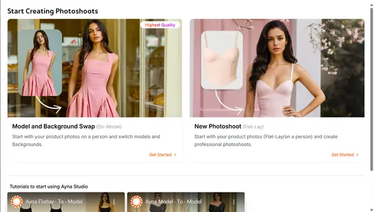 Ayna – AI Models, Photoshoots screenshot